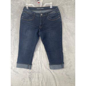 Mega Wear Womens size 14 Capri blue denim jeans